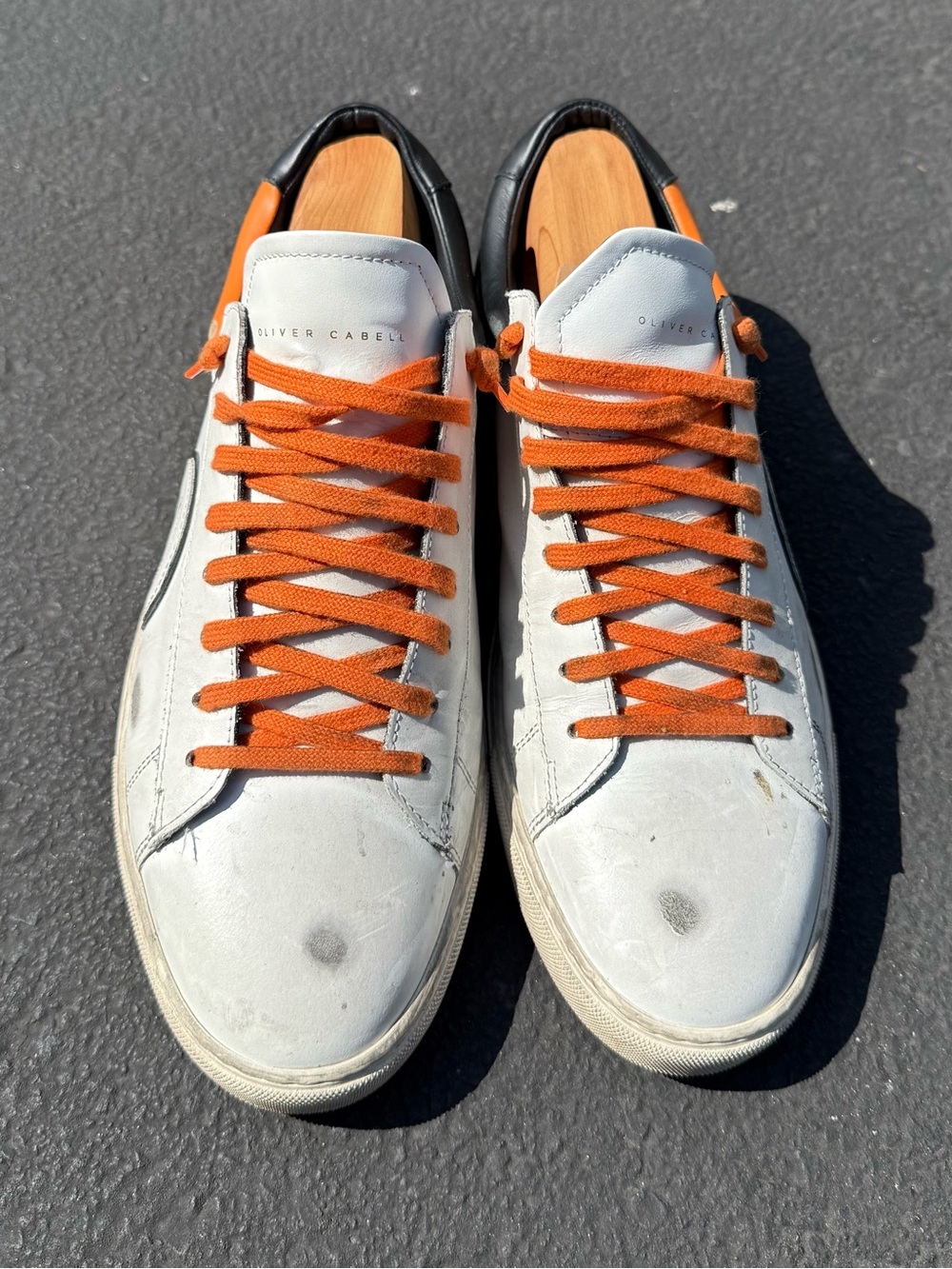 Oliver Cabell Men’s Low 1 “Starfish” Leather Sneakers